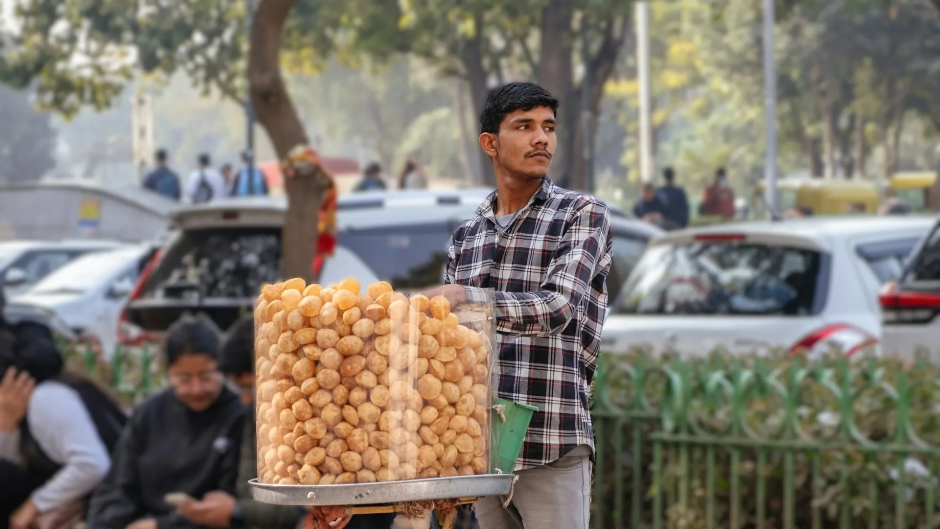 Pani puri stall in Mumbai - Unsplash